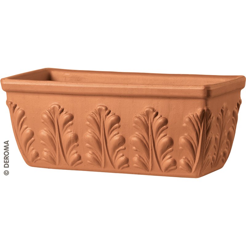 ROMA window box red clay