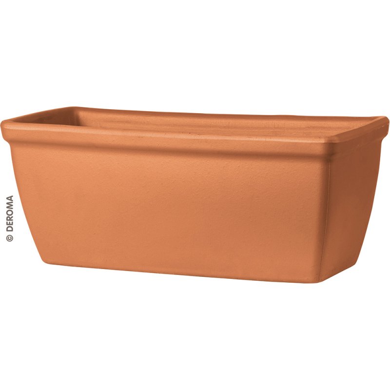 ROMA LISCIA window box red clay