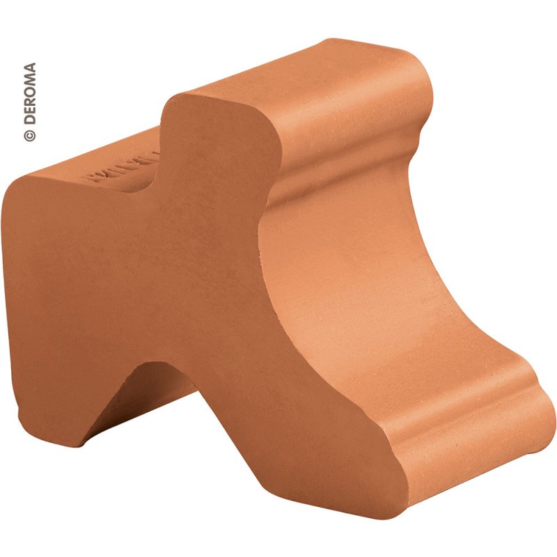TERRACOTTA ANCIENT pot FEET red clay
