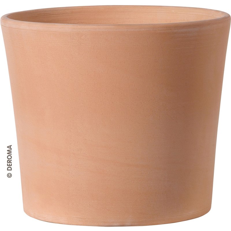 CYLINDRICAL pot white clay
