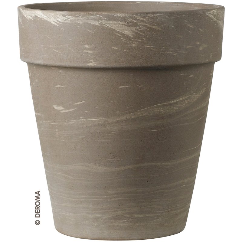 TALL pot duo graphite white-striped